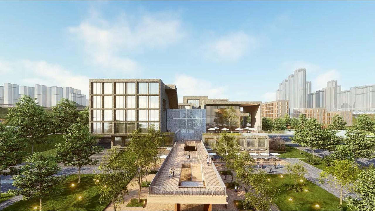 BIM建筑|兰州皋兰社区文体中心 / 一境建筑设计 BIM建筑|兰州皋兰社区文体中心 / 一境建筑设计