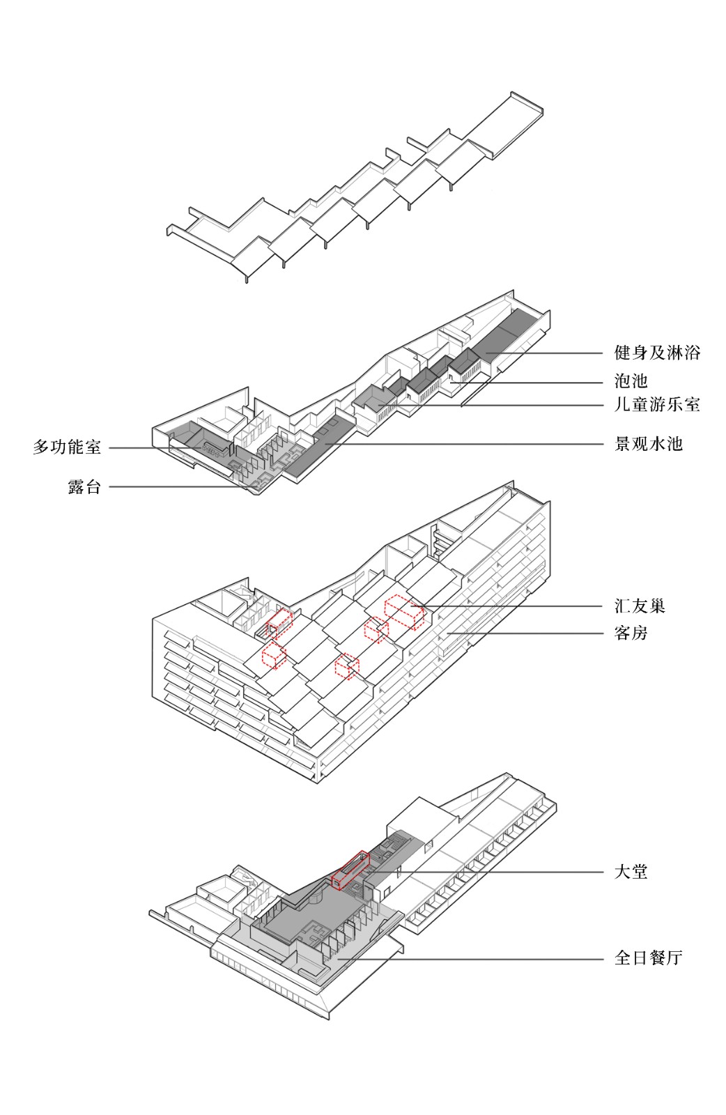 BIM建筑|山城文脉与多维场域,衢州悦苑酒店 / gad作品 BIM建筑|山城文脉与多维场域,衢州悦苑酒店 / gad作品