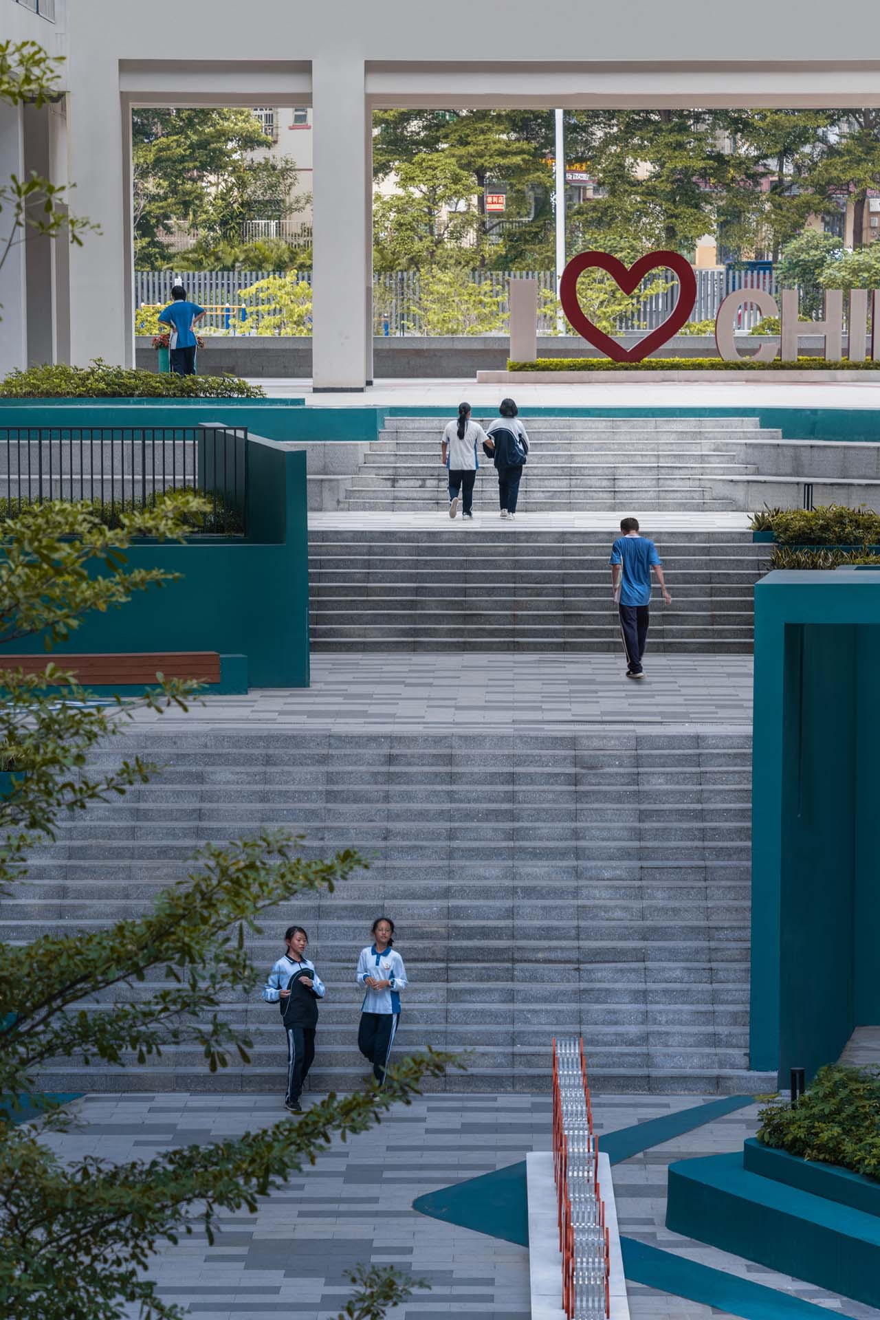 BIM建筑|深圳市龙华区行知中学 / 筑博设计-联合公设 BIM建筑|深圳市龙华区行知中学 / 筑博设计-联合公设