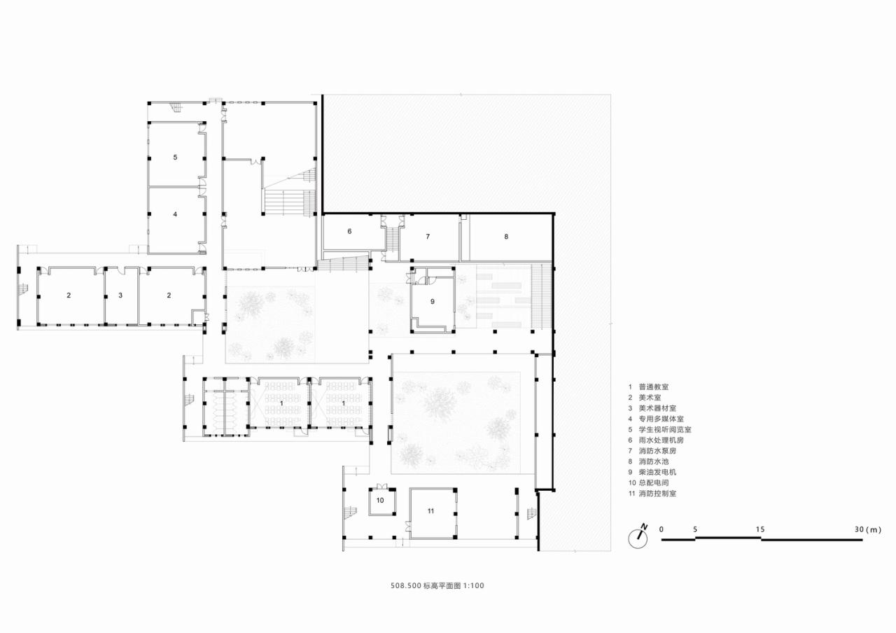 BIM建筑|黄甲小学扩建项目——秩序几何 / 本末建筑 BIM建筑|黄甲小学扩建项目——秩序几何 / 本末建筑