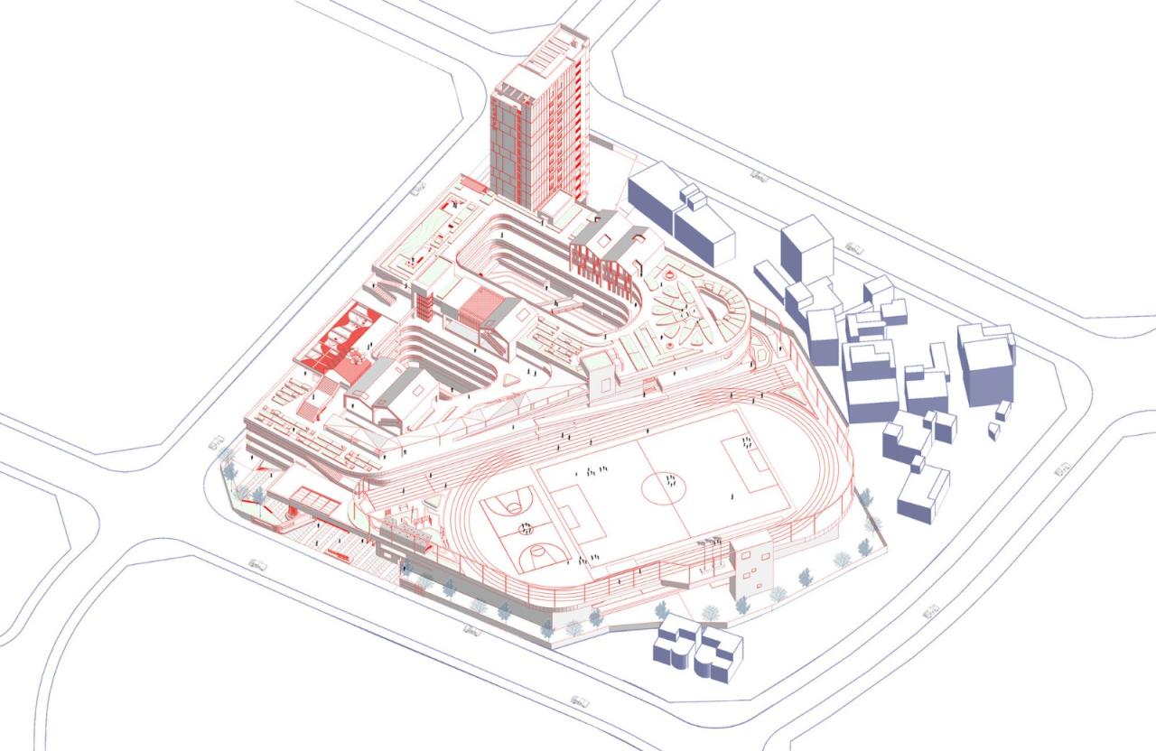 BIM建筑|深圳市坪山区东部湾区实验学校 / 申都设计 BIM建筑|深圳市坪山区东部湾区实验学校 / 申都设计