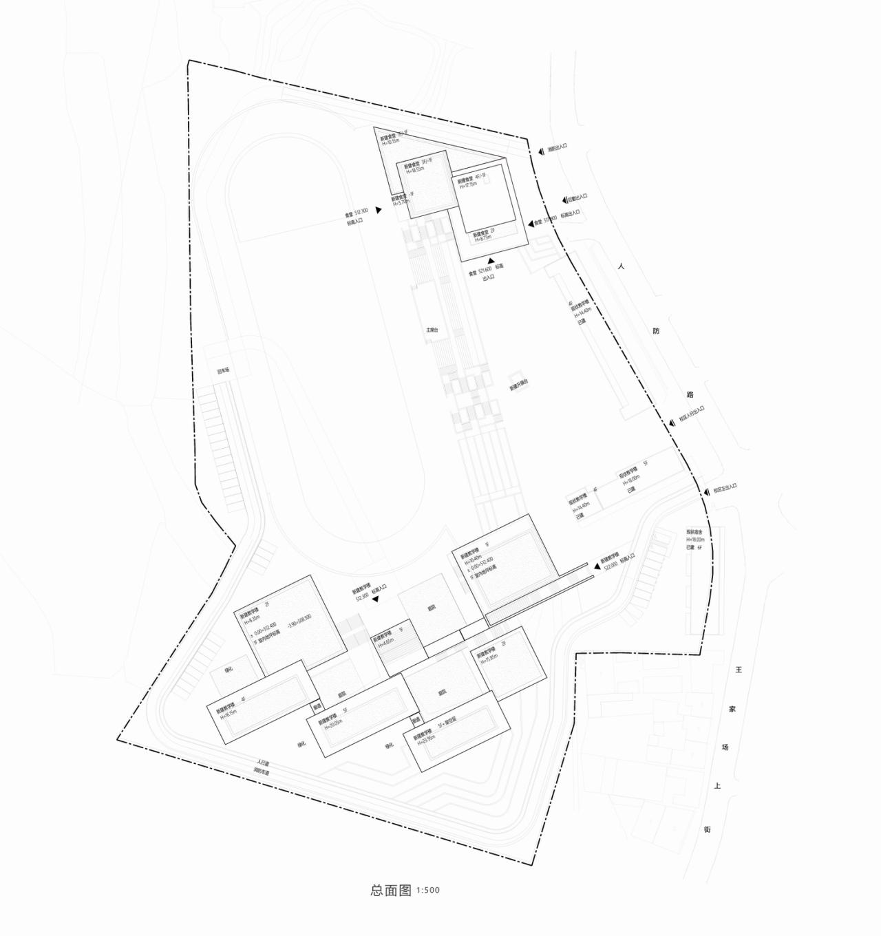BIM建筑|黄甲小学扩建项目——秩序几何 / 本末建筑 BIM建筑|黄甲小学扩建项目——秩序几何 / 本末建筑