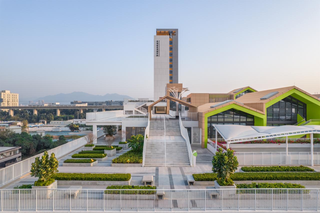 BIM建筑|深圳市坪山区东部湾区实验学校 / 申都设计 BIM建筑|深圳市坪山区东部湾区实验学校 / 申都设计