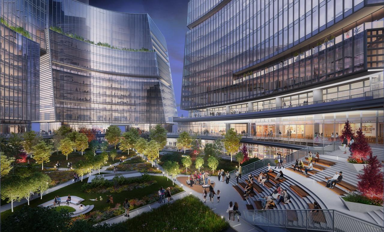 BIM建筑|成都高新万科中心——高新区的城市花园 / Laguarda.Low Architects BIM建筑|成都高新万科中心——高新区的城市花园 / Laguarda.Low Architects
