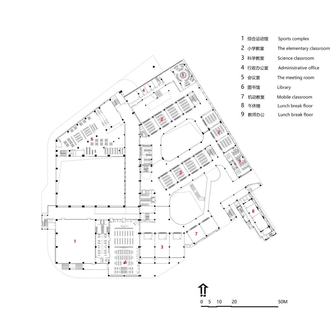 BIM建筑|深圳市坪山区东部湾区实验学校 / 申都设计 BIM建筑|深圳市坪山区东部湾区实验学校 / 申都设计