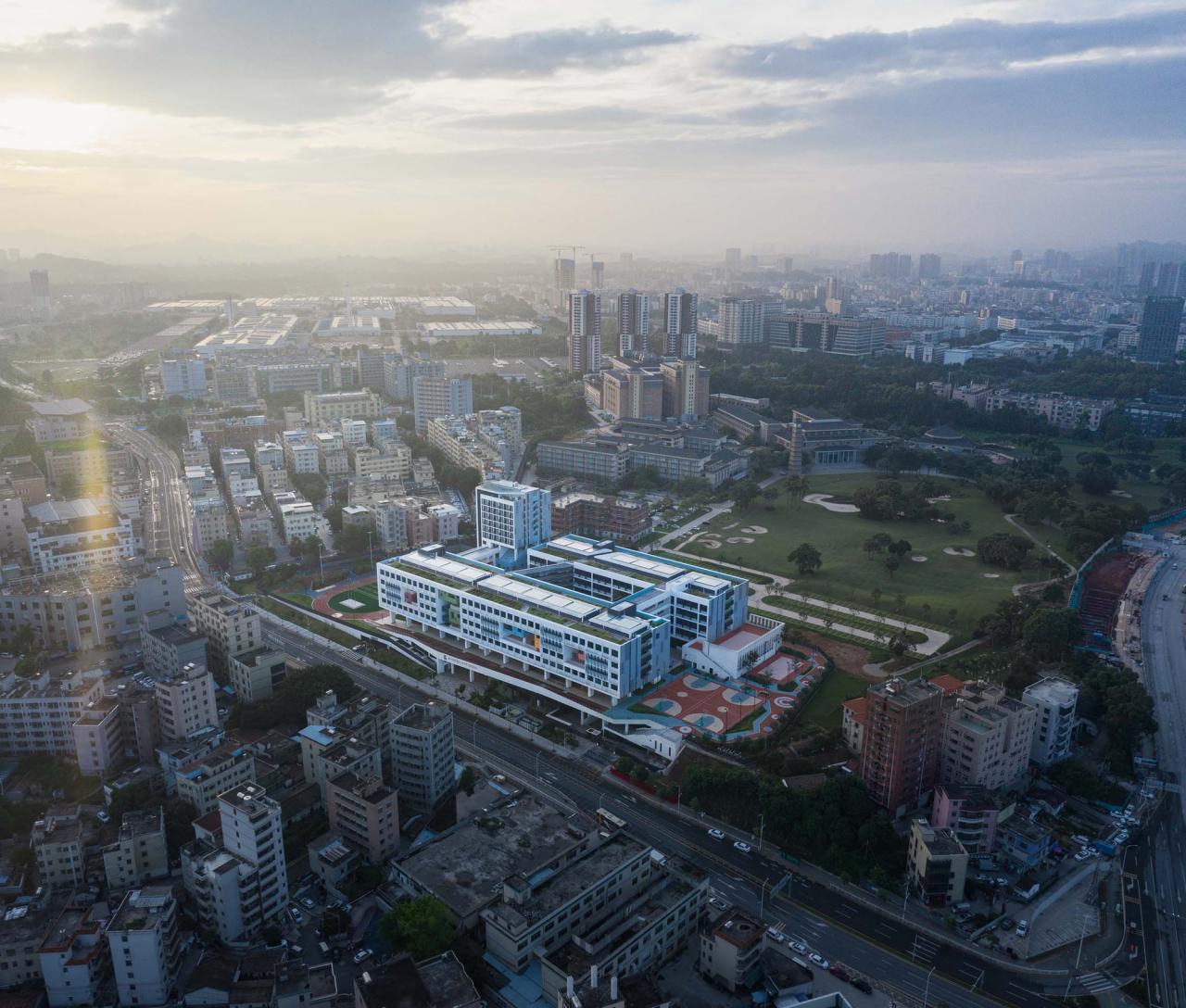 BIM建筑|深圳市龙华区行知中学 / 筑博设计-联合公设 BIM建筑|深圳市龙华区行知中学 / 筑博设计-联合公设