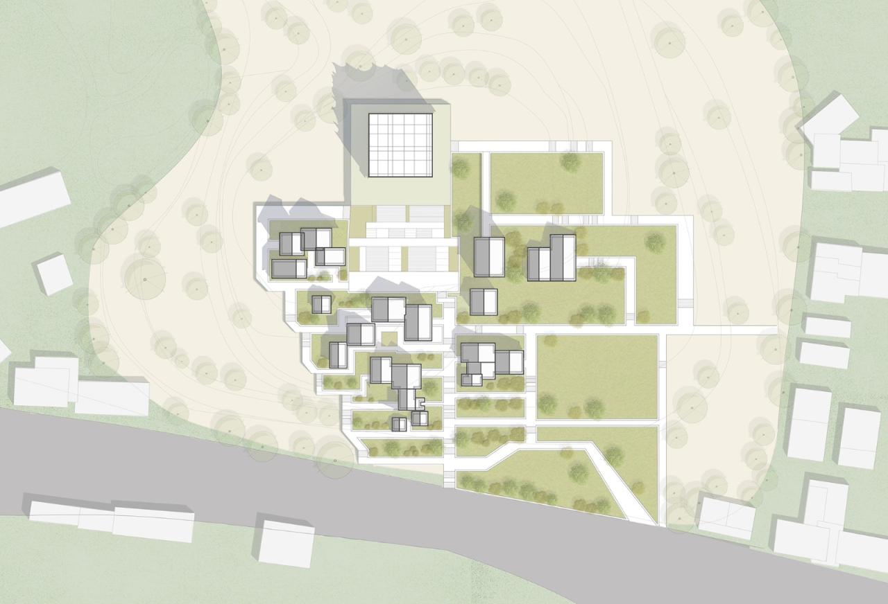 BIM建筑|林河陌影——仙市古镇活动综合体方案设计 / 外行建筑 BIM建筑|林河陌影——仙市古镇活动综合体方案设计 / 外行建筑