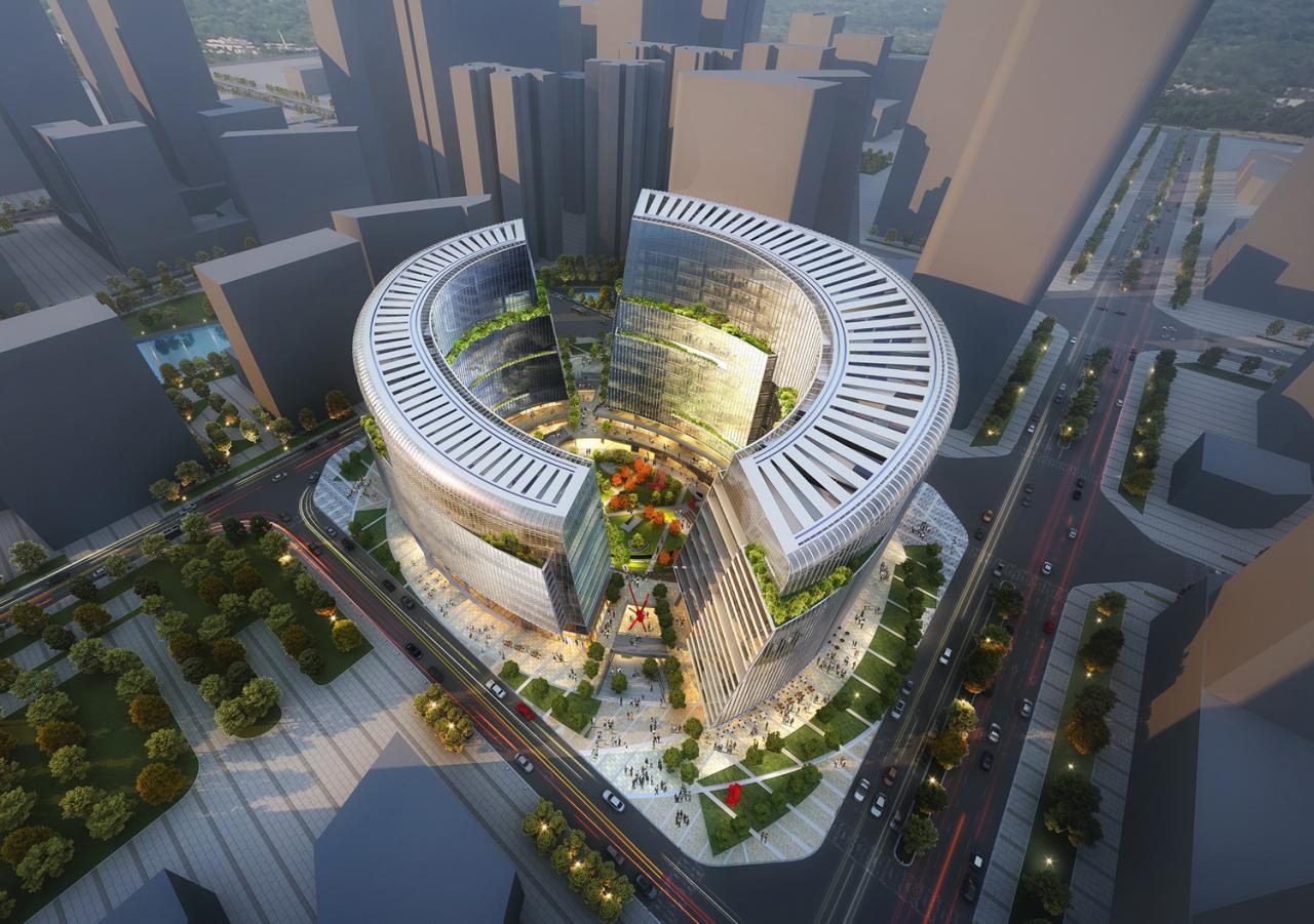 BIM建筑|成都高新万科中心——高新区的城市花园 / Laguarda.Low Architects BIM建筑|成都高新万科中心——高新区的城市花园 / Laguarda.Low Architects
