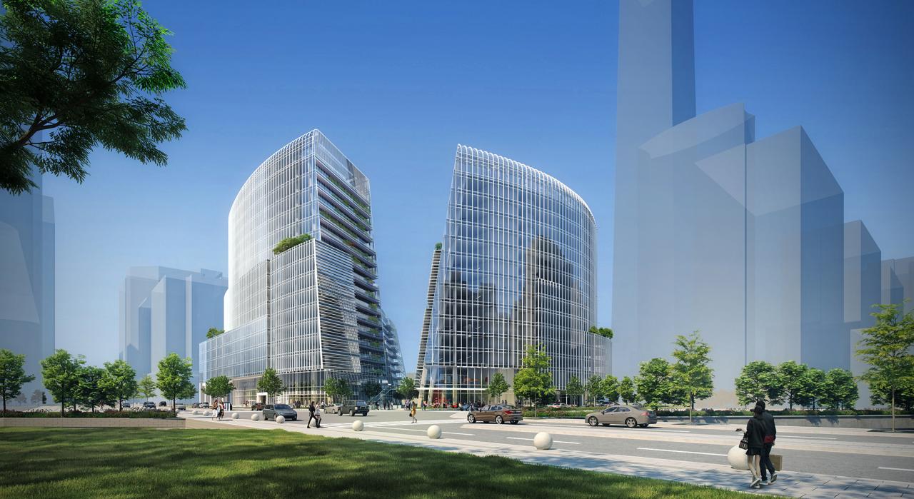 BIM建筑|成都高新万科中心——高新区的城市花园 / Laguarda.Low Architects BIM建筑|成都高新万科中心——高新区的城市花园 / Laguarda.Low Architects