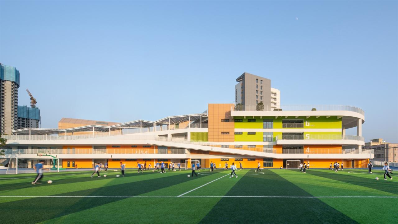 BIM建筑|深圳市坪山区东部湾区实验学校 / 申都设计 BIM建筑|深圳市坪山区东部湾区实验学校 / 申都设计