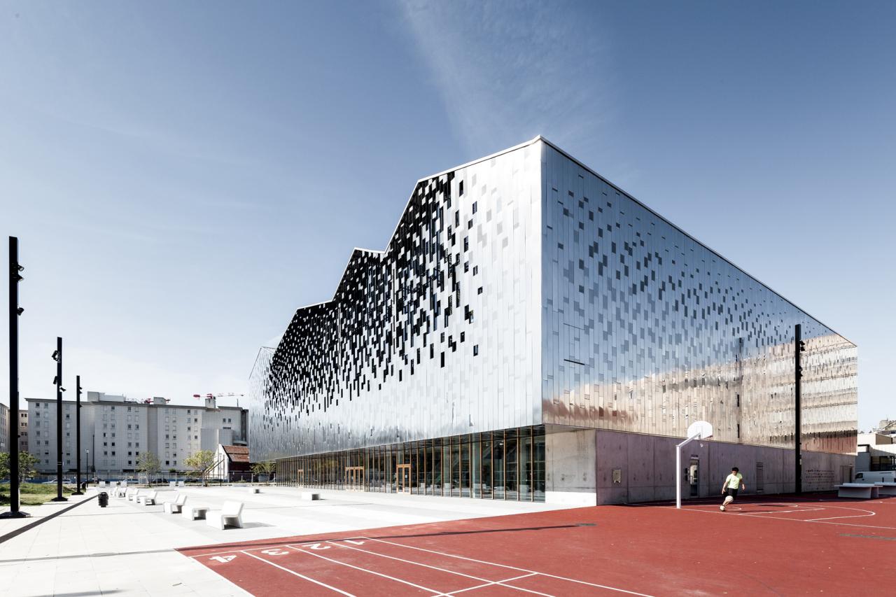 BIM建筑|Pôle Simone Veil 多功能运动中心 / K architectures Sigwalt Herman BIM建筑|Pôle Simone Veil 多功能运动中心 / K architectures Sigwalt Herman