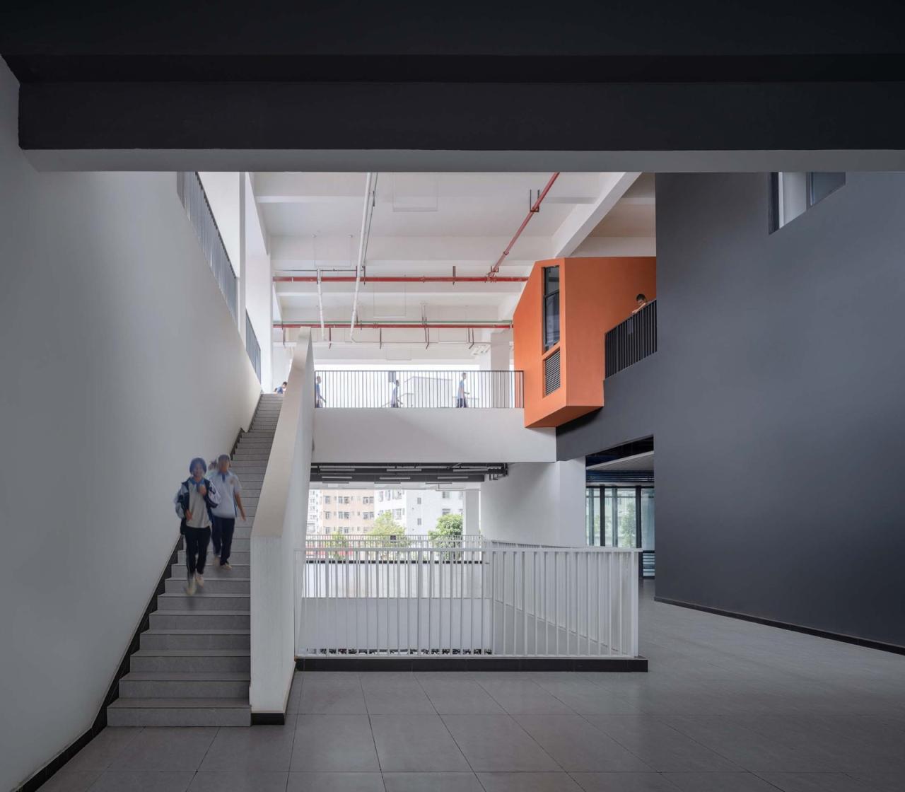 BIM建筑|深圳市龙华区行知中学 / 筑博设计-联合公设 BIM建筑|深圳市龙华区行知中学 / 筑博设计-联合公设