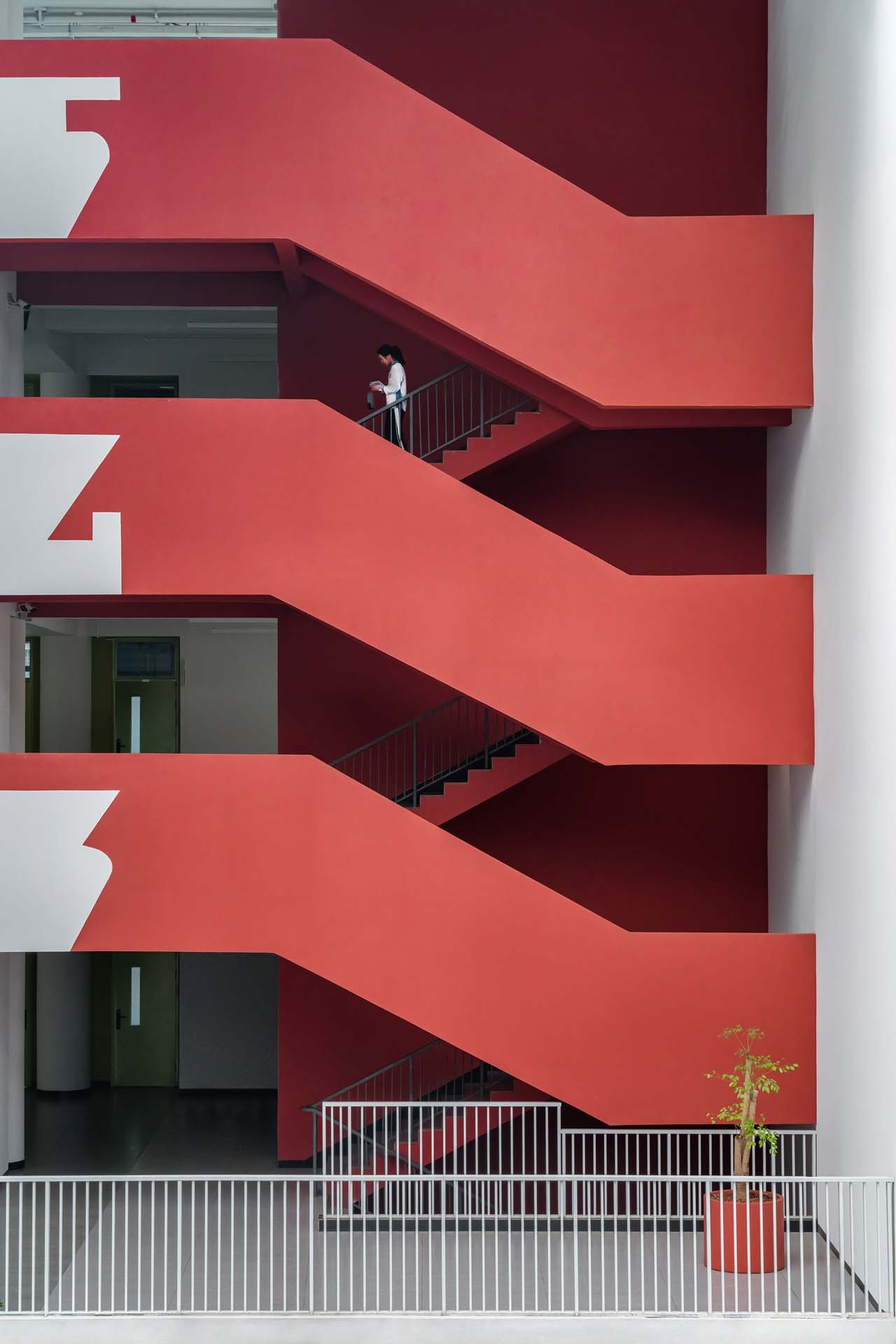 BIM建筑|深圳市龙华区行知中学 / 筑博设计-联合公设 BIM建筑|深圳市龙华区行知中学 / 筑博设计-联合公设