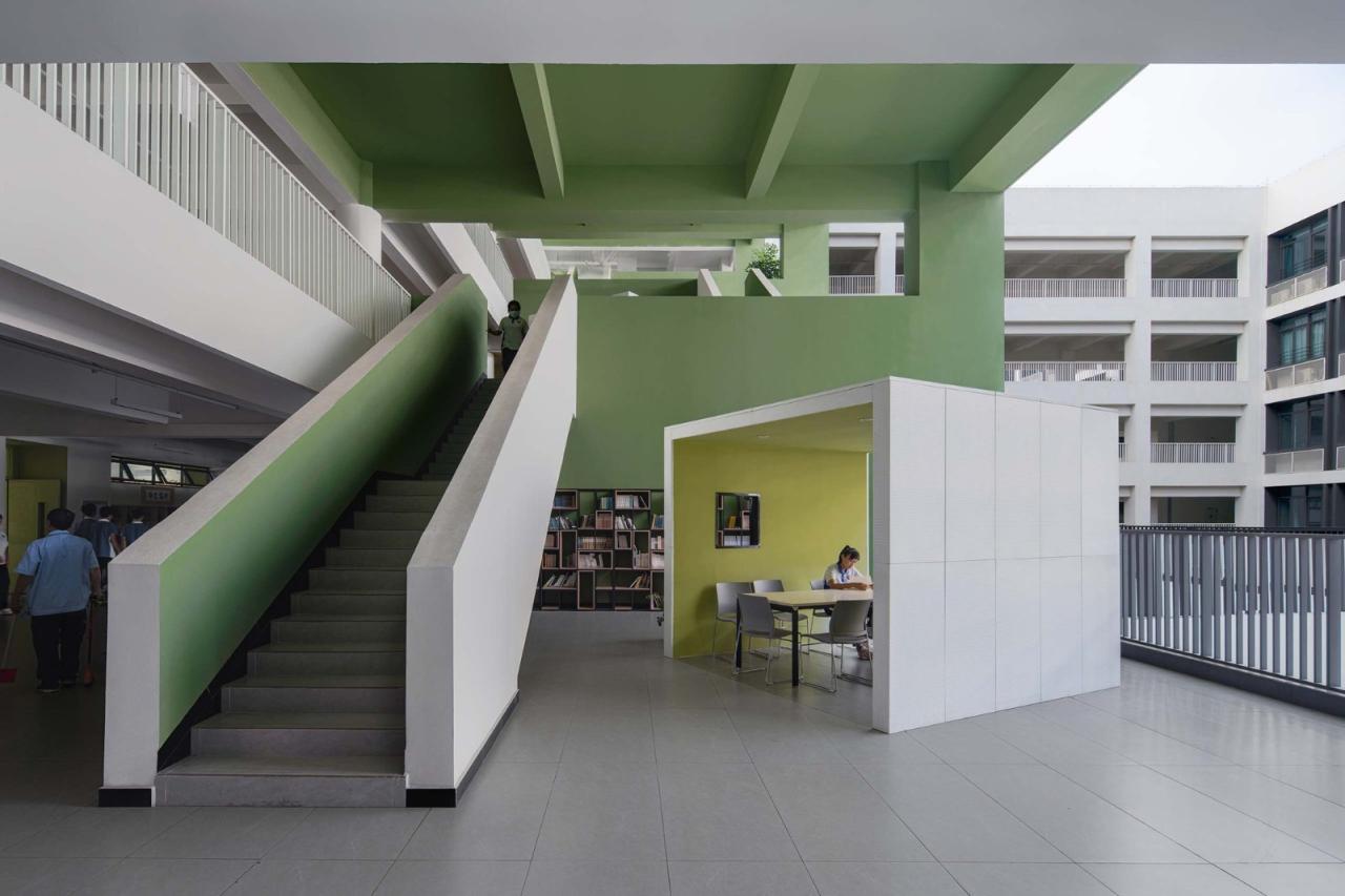 BIM建筑|深圳市龙华区行知中学 / 筑博设计-联合公设 BIM建筑|深圳市龙华区行知中学 / 筑博设计-联合公设