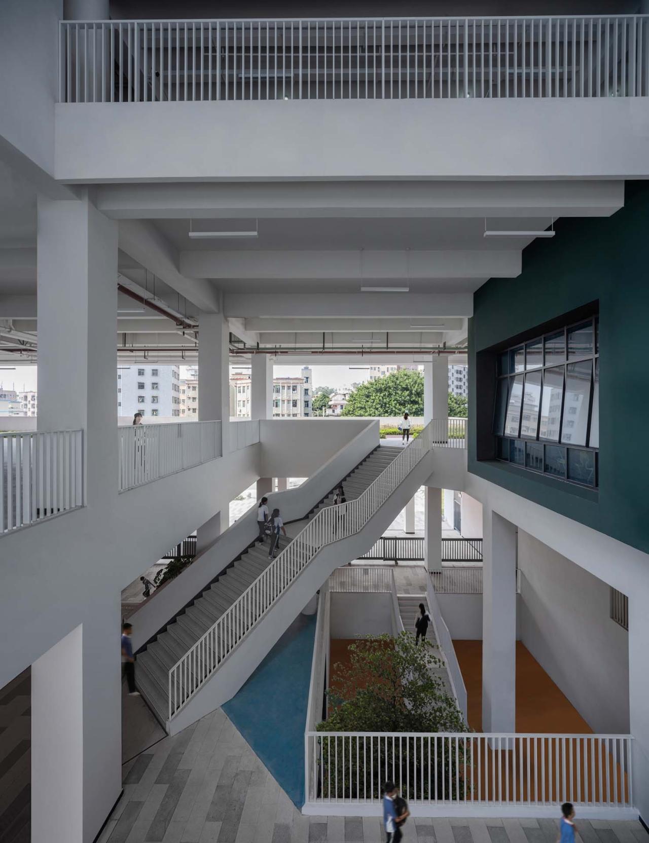 BIM建筑|深圳市龙华区行知中学 / 筑博设计-联合公设 BIM建筑|深圳市龙华区行知中学 / 筑博设计-联合公设