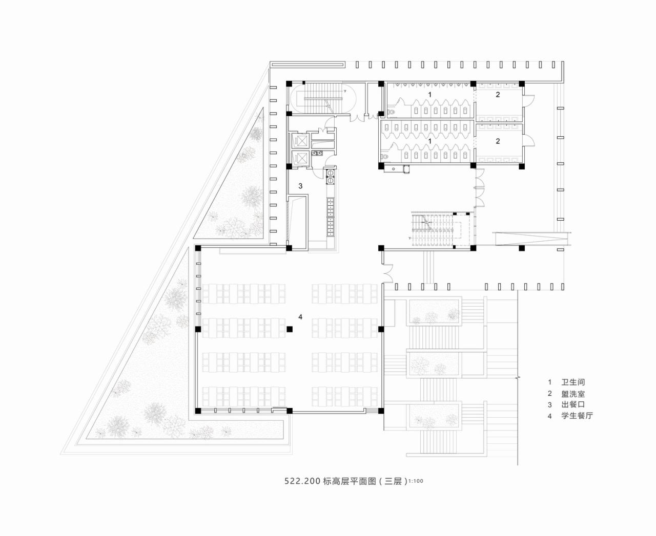 BIM建筑|黄甲小学扩建项目——秩序几何 / 本末建筑 BIM建筑|黄甲小学扩建项目——秩序几何 / 本末建筑