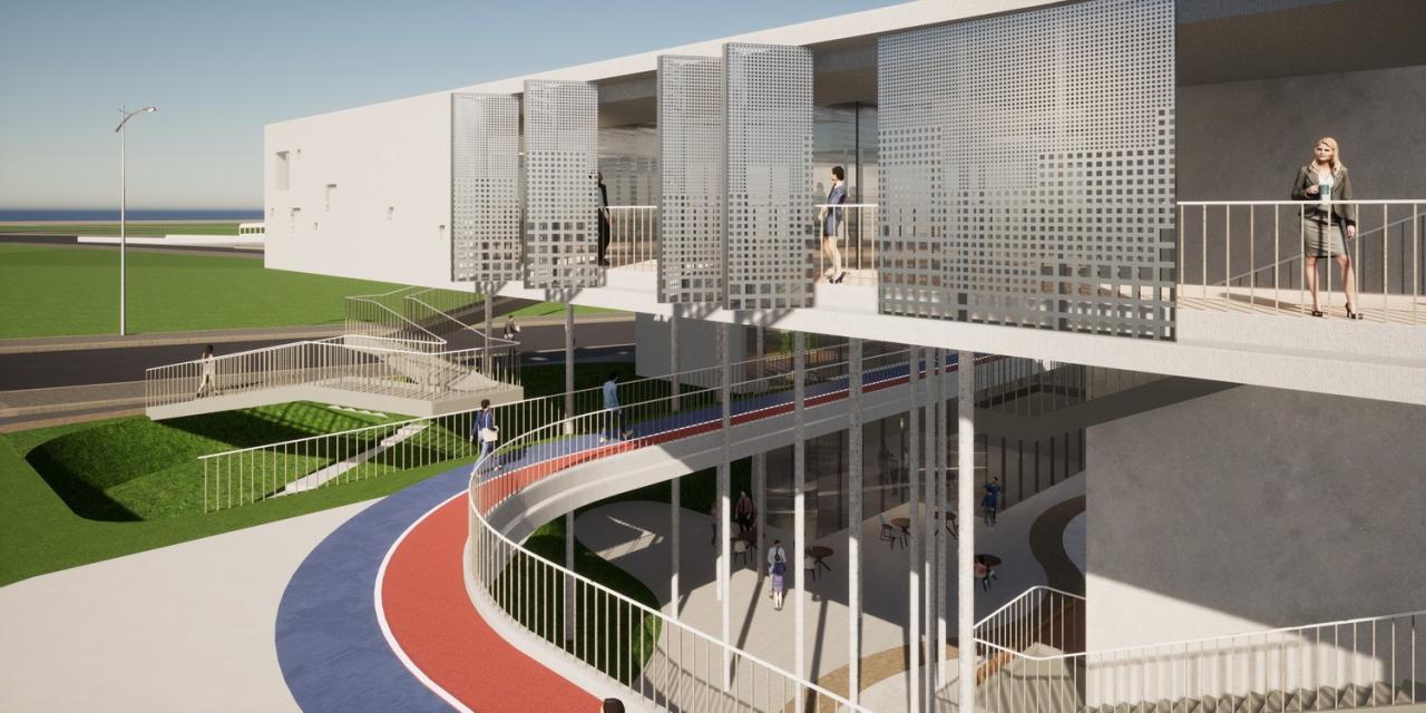 BIM建筑|“聚能浮云”设计功能与景观并存 绿色公共空间连接小区互动 吕元祥建筑师事务所广州番禺广场变电站设计方案获胜 BIM建筑|“聚能浮云”设计功能与景观并存 绿色公共空间连接小区互动 吕元祥建筑师事务所广州番禺广场变电站设计方案获胜