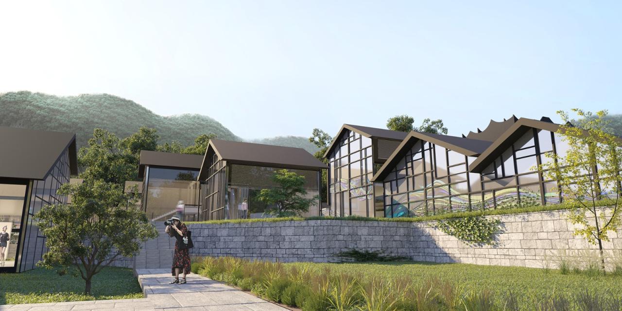 BIM建筑|林河陌影——仙市古镇活动综合体方案设计 / 外行建筑 BIM建筑|林河陌影——仙市古镇活动综合体方案设计 / 外行建筑