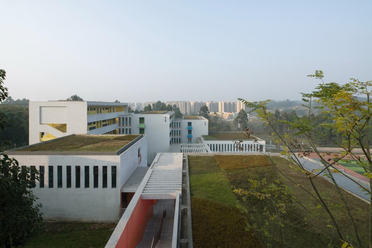 BIM建筑|黄甲小学扩建项目——秩序几何 / 本末建筑 BIM建筑|黄甲小学扩建项目——秩序几何 / 本末建筑