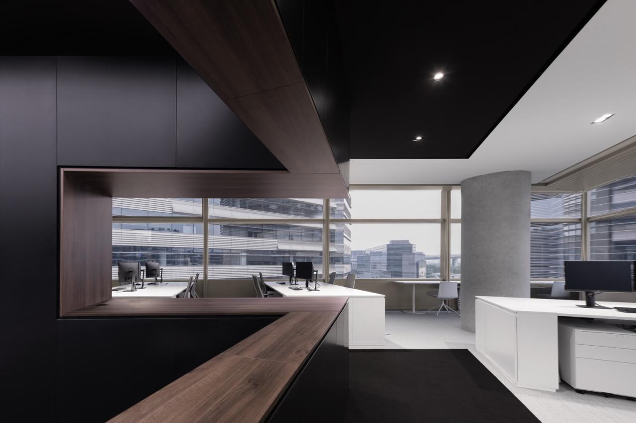 BIM建筑|设计师办公室: 黑白容器 / line+建筑事务所 BIM建筑|设计师办公室: 黑白容器 / line+建筑事务所