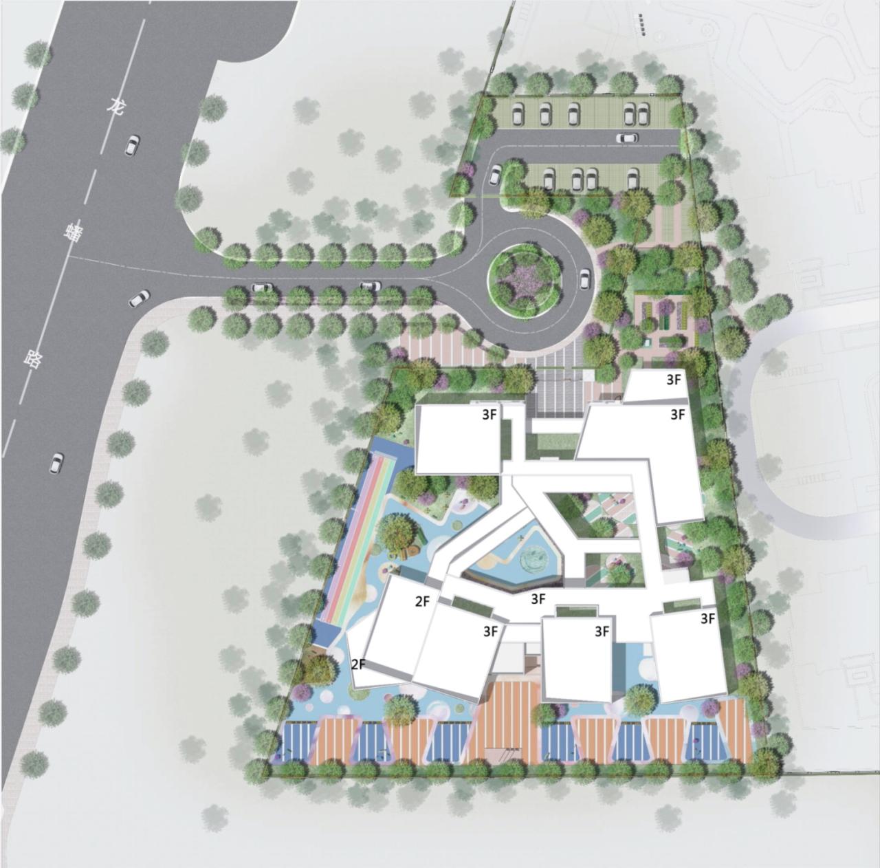 BIM建筑|活力内核构筑迷你城池|国科温州第一幼儿园 / 成执设计 BIM建筑|活力内核构筑迷你城池|国科温州第一幼儿园 / 成执设计