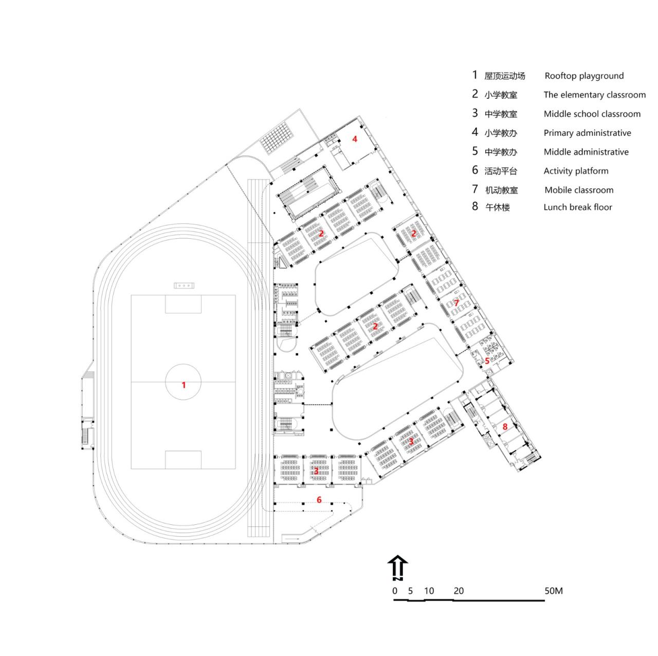 BIM建筑|深圳市坪山区东部湾区实验学校 / 申都设计 BIM建筑|深圳市坪山区东部湾区实验学校 / 申都设计