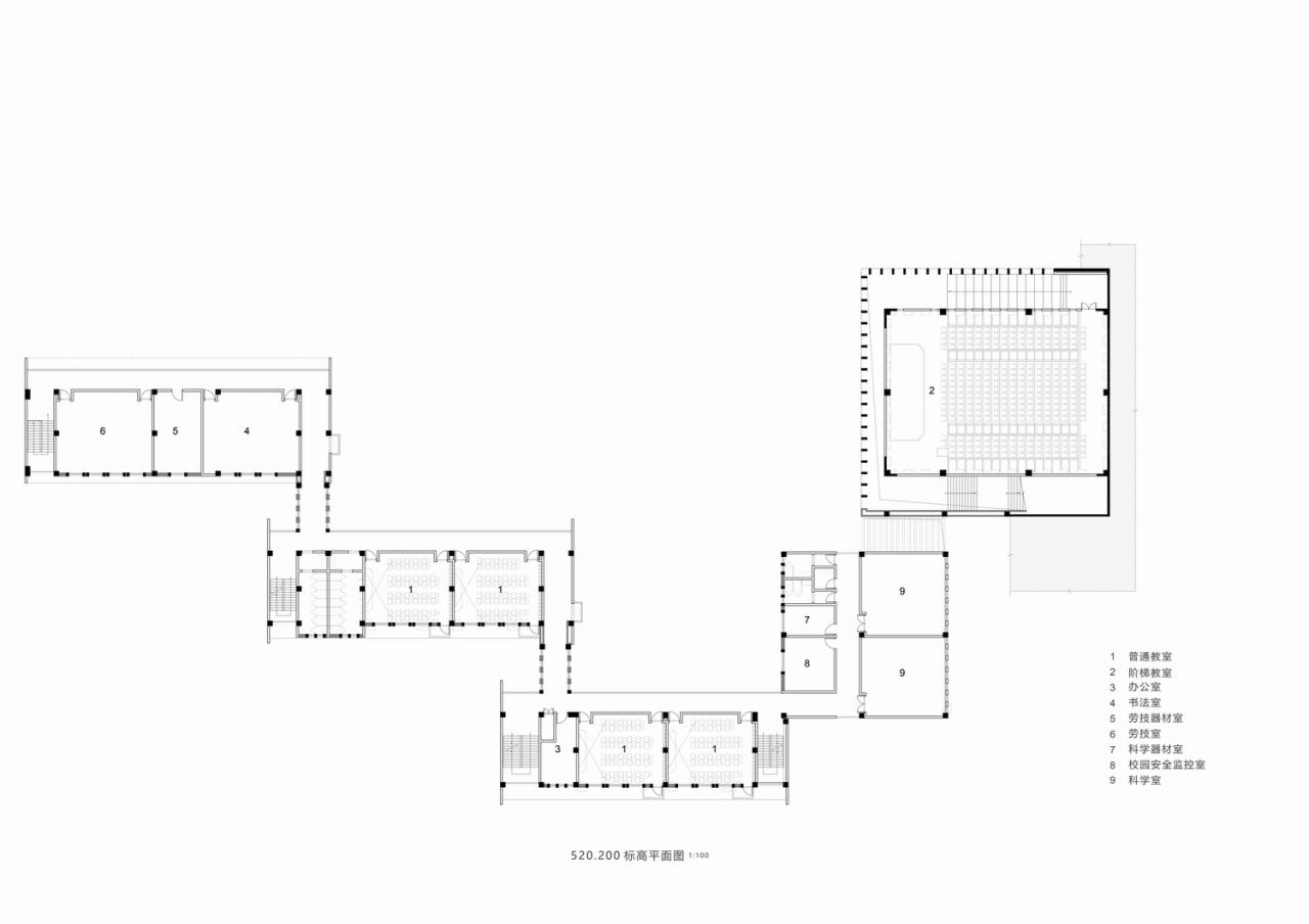 BIM建筑|黄甲小学扩建项目——秩序几何 / 本末建筑 BIM建筑|黄甲小学扩建项目——秩序几何 / 本末建筑