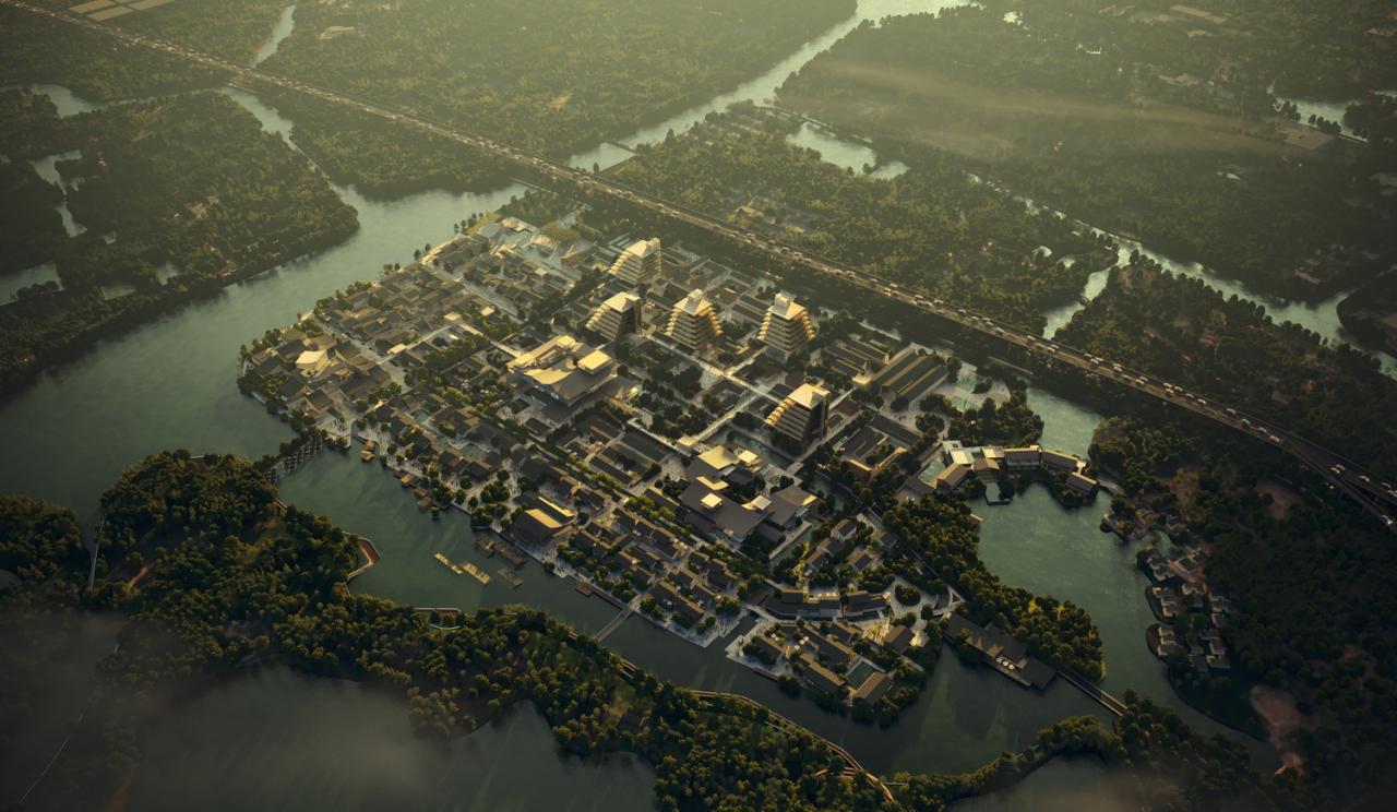 BIM建筑|中标候选方案 | 造物环:苏州青苔中日工业设计村 / line+、MLA+ BIM建筑|中标候选方案 | 造物环:苏州青苔中日工业设计村 / line+、MLA+