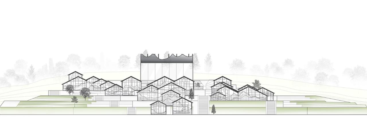 BIM建筑|林河陌影——仙市古镇活动综合体方案设计 / 外行建筑 BIM建筑|林河陌影——仙市古镇活动综合体方案设计 / 外行建筑