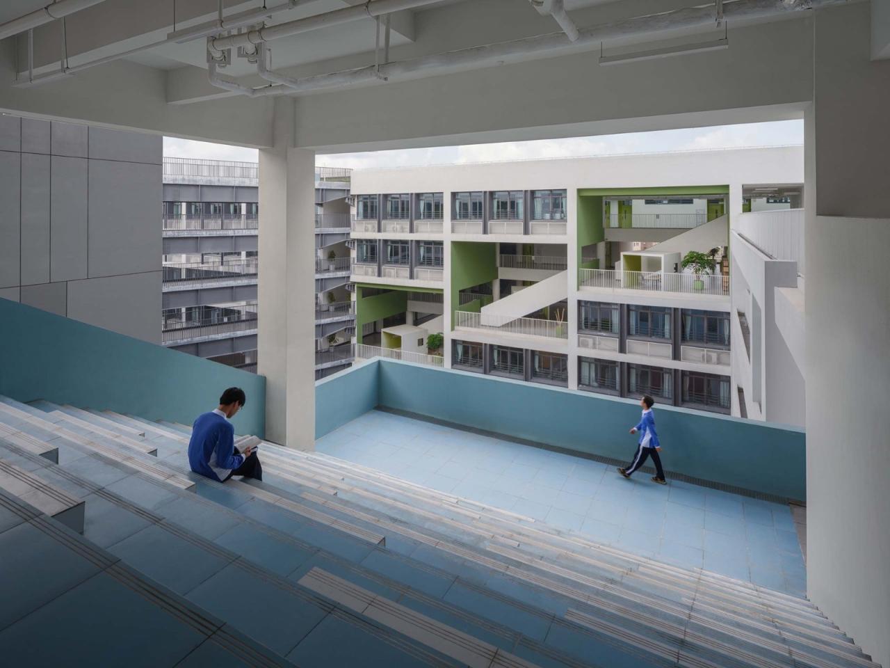 BIM建筑|深圳市龙华区行知中学 / 筑博设计-联合公设 BIM建筑|深圳市龙华区行知中学 / 筑博设计-联合公设