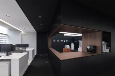 BIM建筑|设计师办公室: 黑白容器 / line+建筑事务所-BIM建筑网
