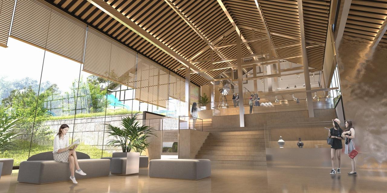 BIM建筑|林河陌影——仙市古镇活动综合体方案设计 / 外行建筑 BIM建筑|林河陌影——仙市古镇活动综合体方案设计 / 外行建筑