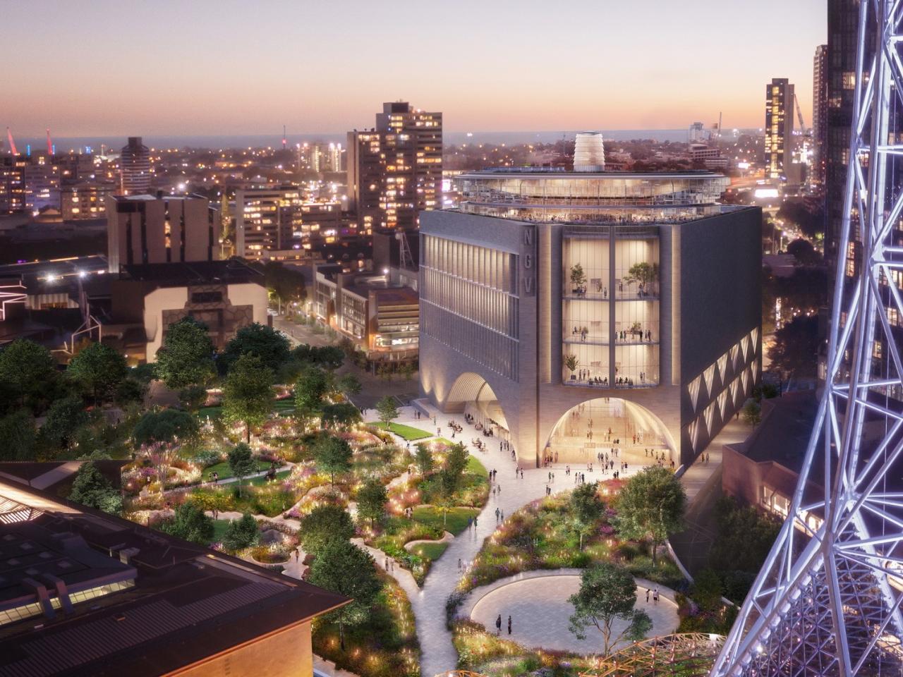 BIM建筑|澳大利亚最大的当代艺术画廊 NGV Contemporary方案公布 / Angelo Candalepas and Associates BIM建筑|澳大利亚最大的当代艺术画廊 NGV Contemporary方案公布 / Angelo Candalepas and Associates