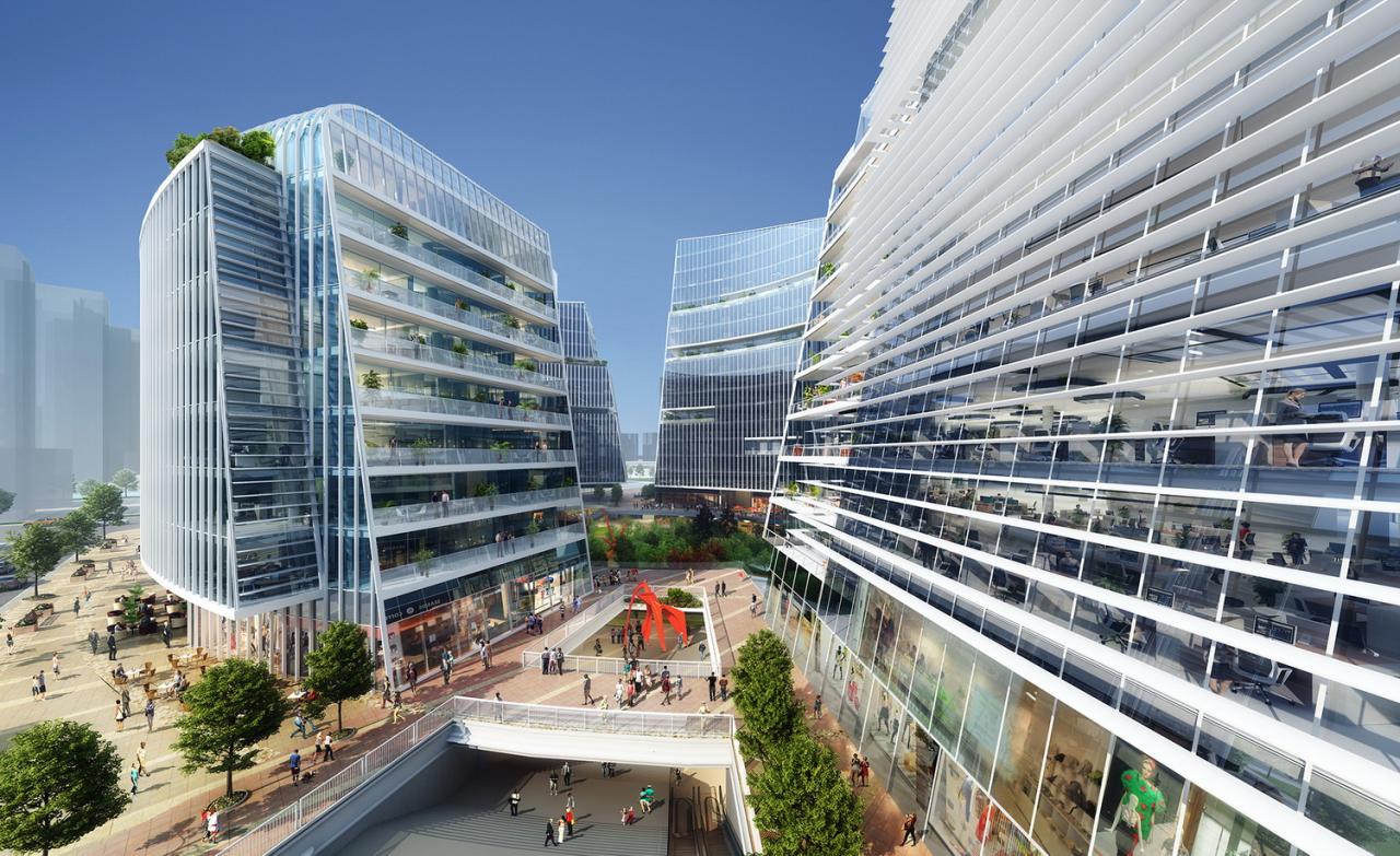 BIM建筑|成都高新万科中心——高新区的城市花园 / Laguarda.Low Architects BIM建筑|成都高新万科中心——高新区的城市花园 / Laguarda.Low Architects