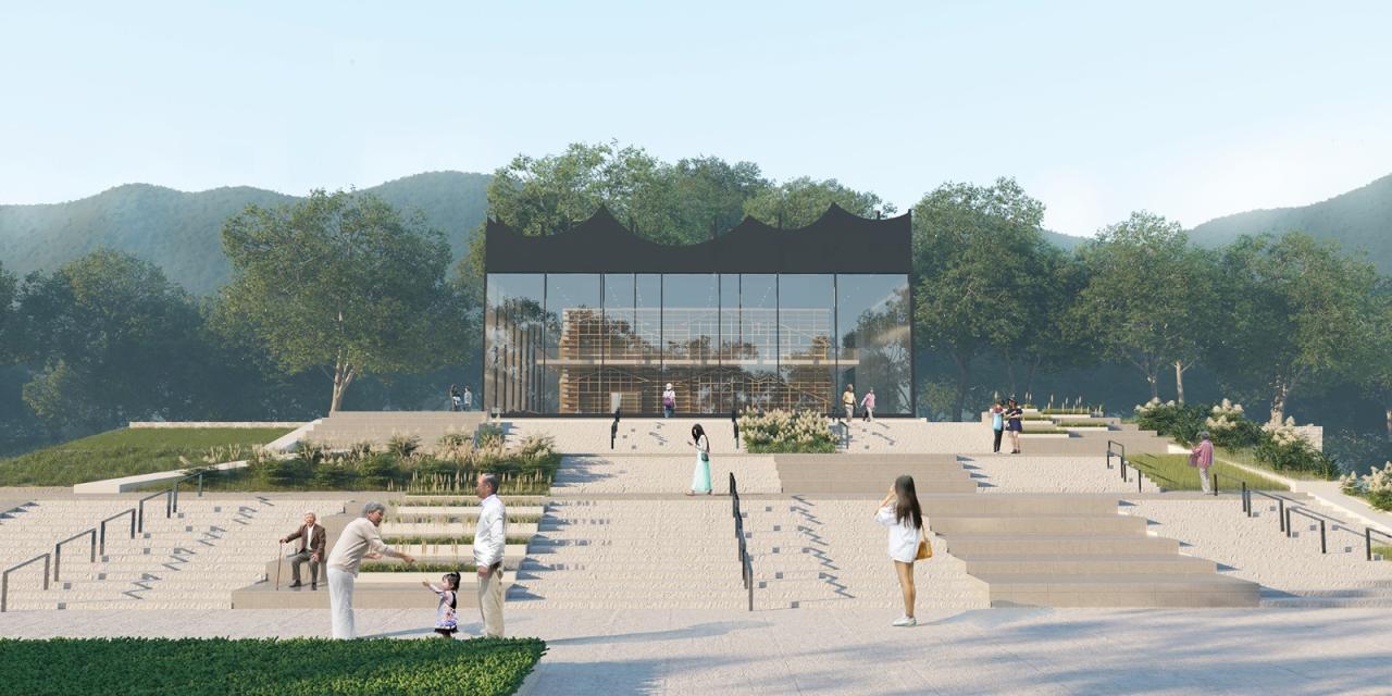 BIM建筑|林河陌影——仙市古镇活动综合体方案设计 / 外行建筑 BIM建筑|林河陌影——仙市古镇活动综合体方案设计 / 外行建筑