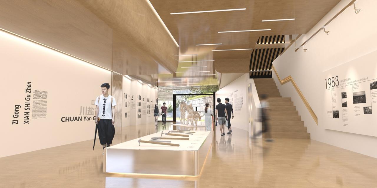 BIM建筑|林河陌影——仙市古镇活动综合体方案设计 / 外行建筑 BIM建筑|林河陌影——仙市古镇活动综合体方案设计 / 外行建筑