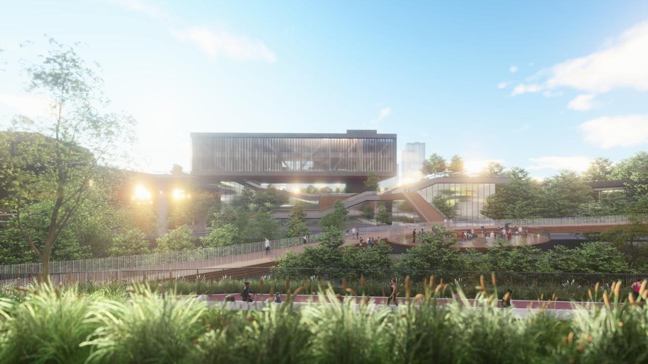 BIM建筑|兰州皋兰社区文体中心 / 一境建筑设计 BIM建筑|兰州皋兰社区文体中心 / 一境建筑设计