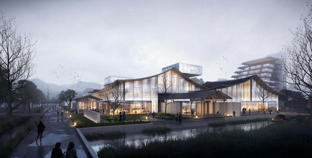 BIM建筑|中标候选方案 | 造物环:苏州青苔中日工业设计村 / line+、MLA+ BIM建筑|中标候选方案 | 造物环:苏州青苔中日工业设计村 / line+、MLA+