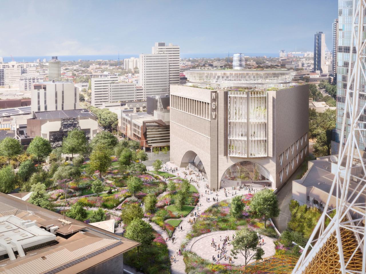 BIM建筑|澳大利亚最大的当代艺术画廊 NGV Contemporary方案公布 / Angelo Candalepas and Associates BIM建筑|澳大利亚最大的当代艺术画廊 NGV Contemporary方案公布 / Angelo Candalepas and Associates