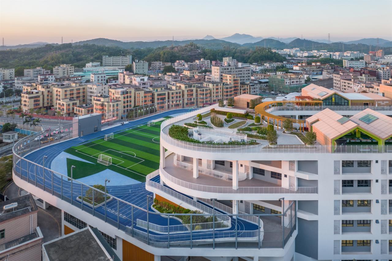 BIM建筑|深圳市坪山区东部湾区实验学校 / 申都设计 BIM建筑|深圳市坪山区东部湾区实验学校 / 申都设计
