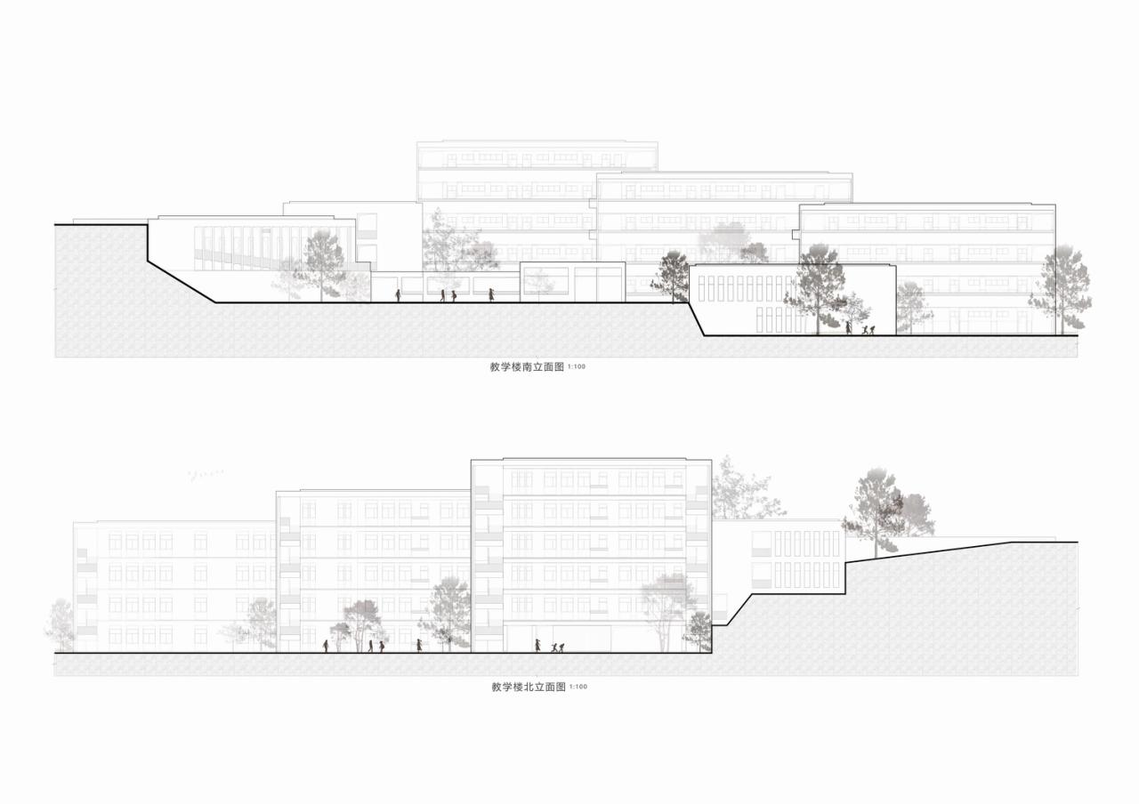 BIM建筑|黄甲小学扩建项目——秩序几何 / 本末建筑 BIM建筑|黄甲小学扩建项目——秩序几何 / 本末建筑