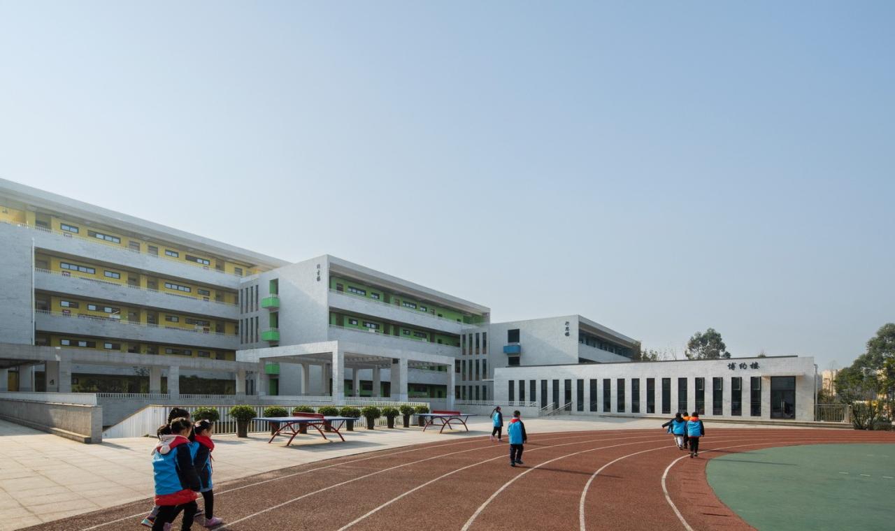 BIM建筑|黄甲小学扩建项目——秩序几何 / 本末建筑 BIM建筑|黄甲小学扩建项目——秩序几何 / 本末建筑