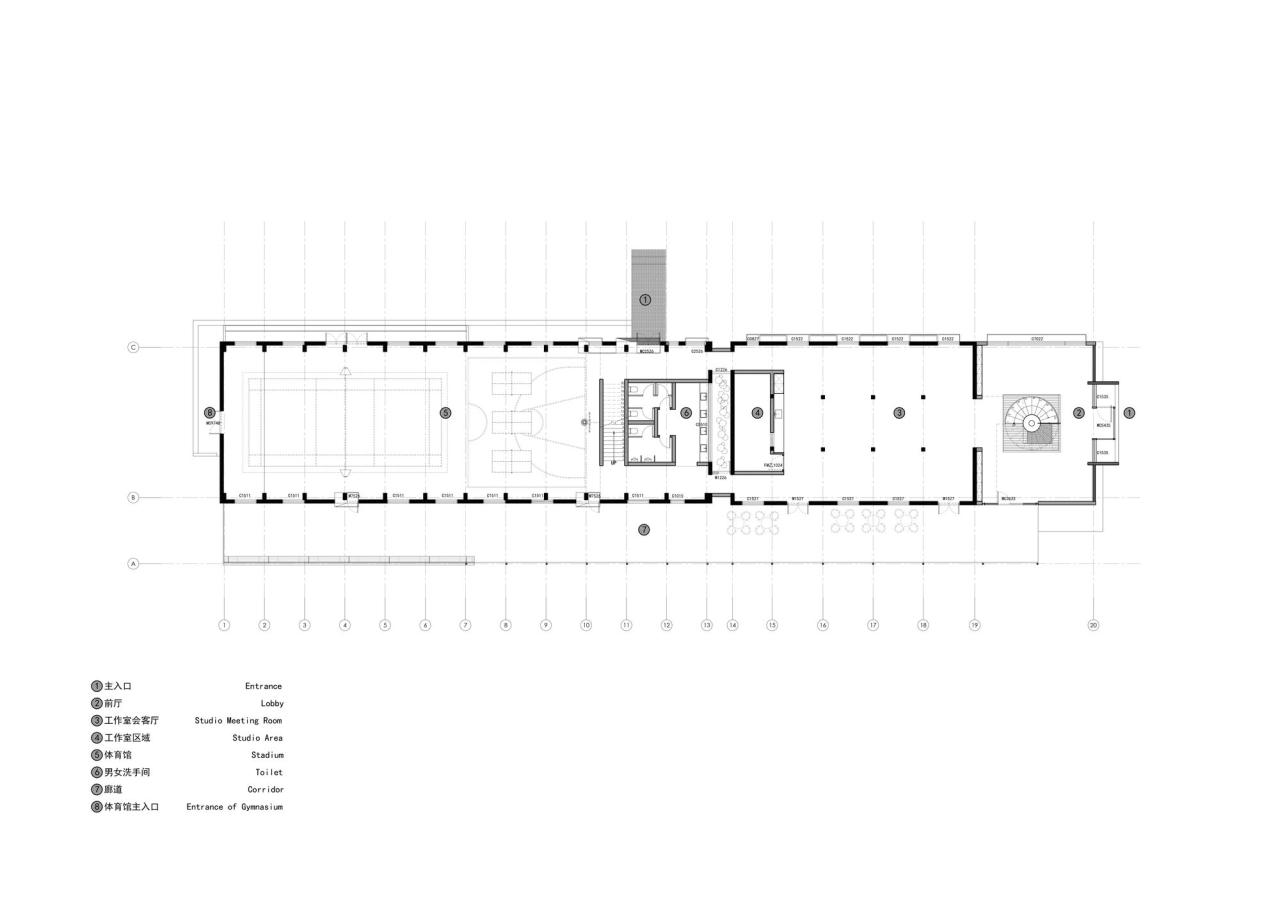 BIM建筑|龙游溪口镇乡村未来社区多功能体育馆+陶瓷专家工作站改造 / 上海严旸建筑设计工作室 BIM建筑|龙游溪口镇乡村未来社区多功能体育馆+陶瓷专家工作站改造 / 上海严旸建筑设计工作室