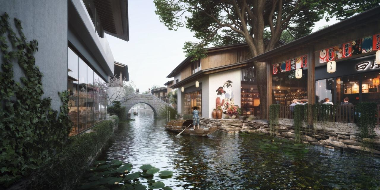 BIM建筑|中标候选方案 | 造物环:苏州青苔中日工业设计村 / line+、MLA+ BIM建筑|中标候选方案 | 造物环:苏州青苔中日工业设计村 / line+、MLA+