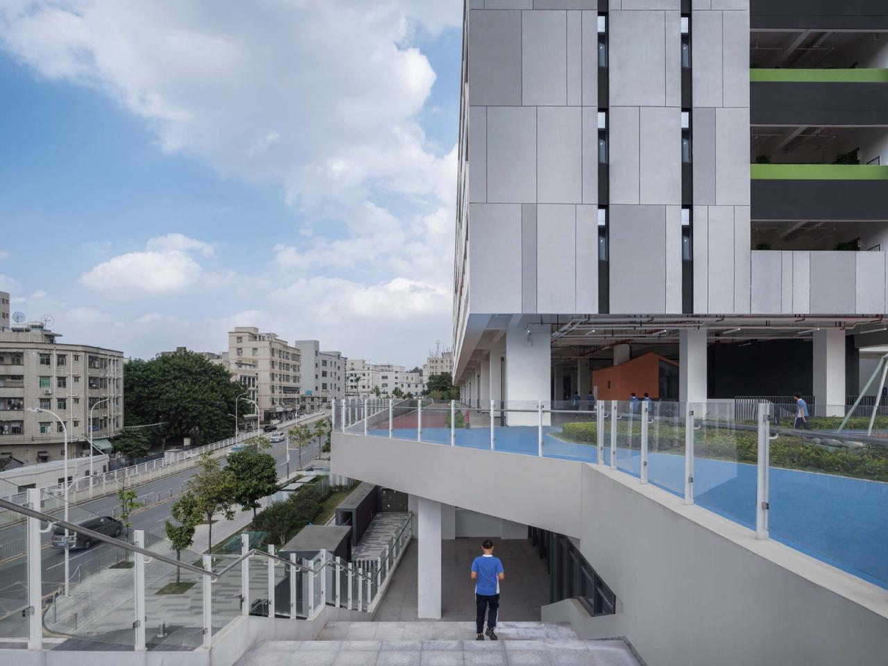 BIM建筑|深圳市龙华区行知中学 / 筑博设计-联合公设 BIM建筑|深圳市龙华区行知中学 / 筑博设计-联合公设