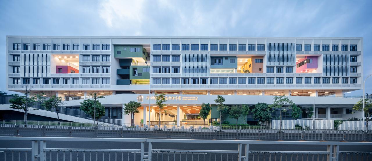 BIM建筑|深圳市龙华区行知中学 / 筑博设计-联合公设 BIM建筑|深圳市龙华区行知中学 / 筑博设计-联合公设