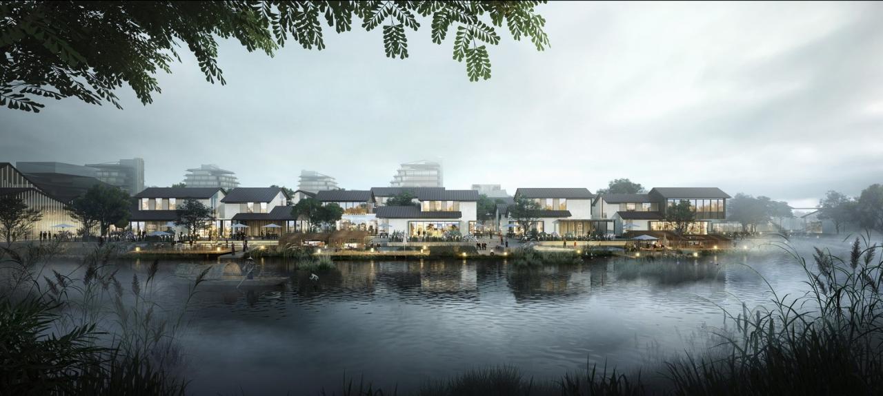 BIM建筑|中标候选方案 | 造物环:苏州青苔中日工业设计村 / line+、MLA+ BIM建筑|中标候选方案 | 造物环:苏州青苔中日工业设计村 / line+、MLA+