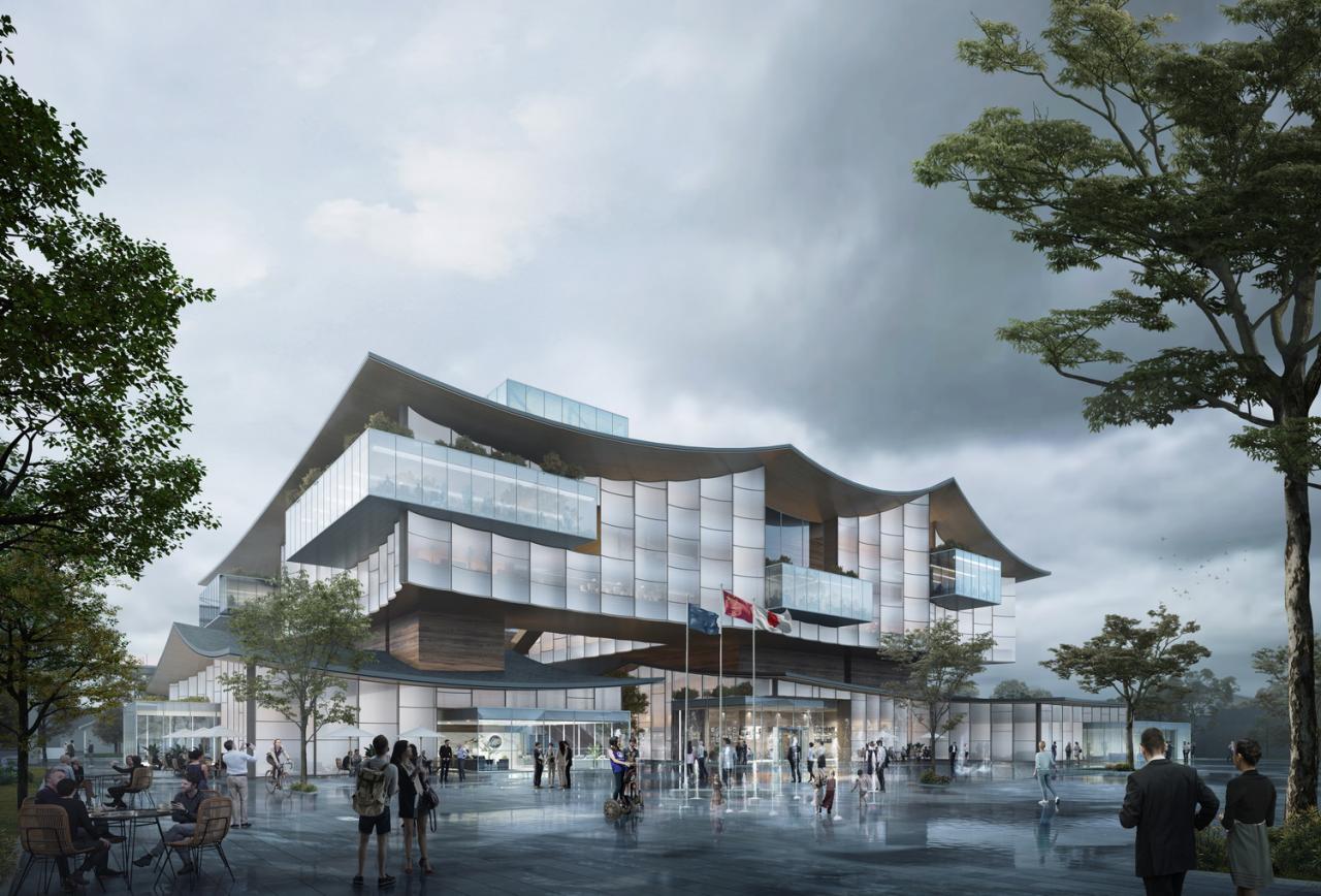 BIM建筑|中标候选方案 | 造物环:苏州青苔中日工业设计村 / line+、MLA+ BIM建筑|中标候选方案 | 造物环:苏州青苔中日工业设计村 / line+、MLA+