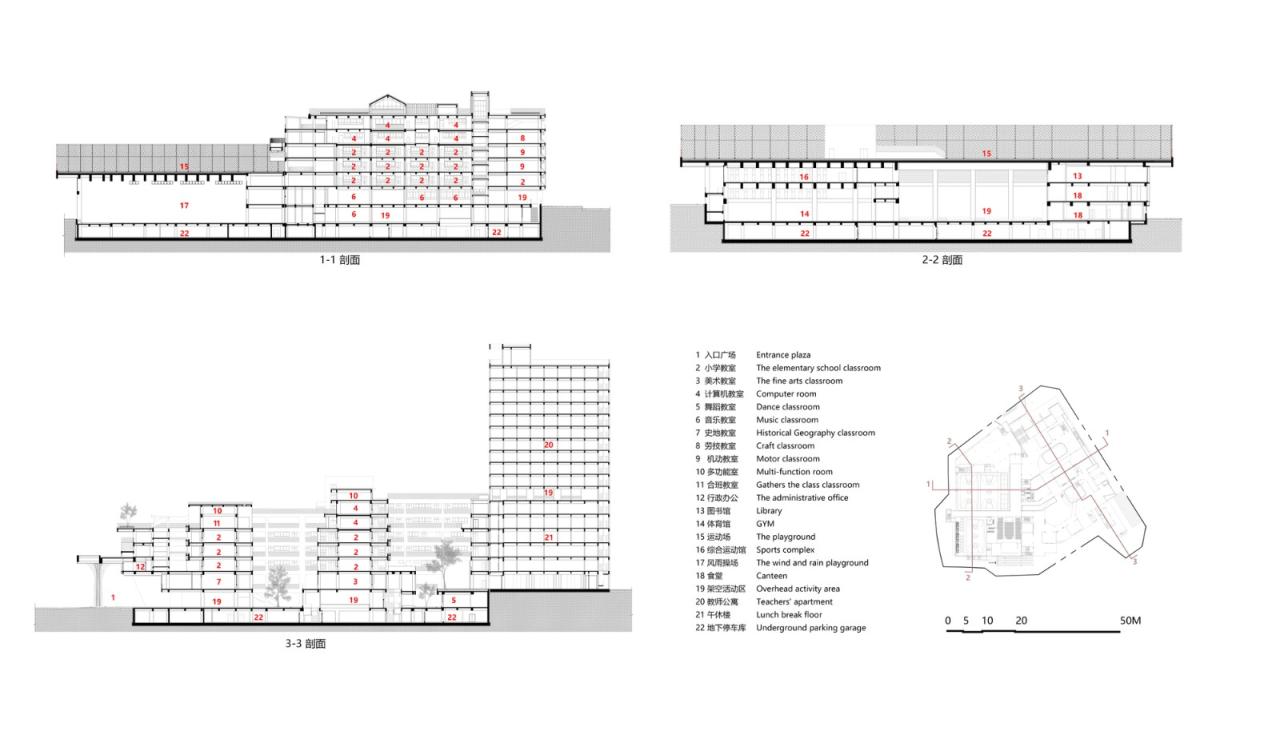 BIM建筑|深圳市坪山区东部湾区实验学校 / 申都设计 BIM建筑|深圳市坪山区东部湾区实验学校 / 申都设计