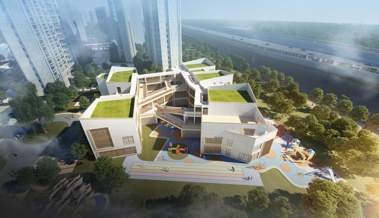 BIM建筑|活力内核构筑迷你城池|国科温州第一幼儿园 / 成执设计 BIM建筑|活力内核构筑迷你城池|国科温州第一幼儿园 / 成执设计